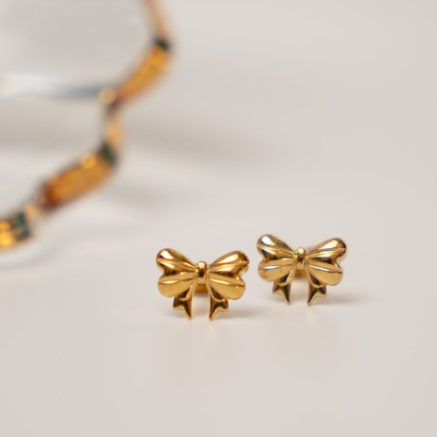 Velia fülbevaló -  - 18K aranyozott, hipoallergén, vízálló nemesacél