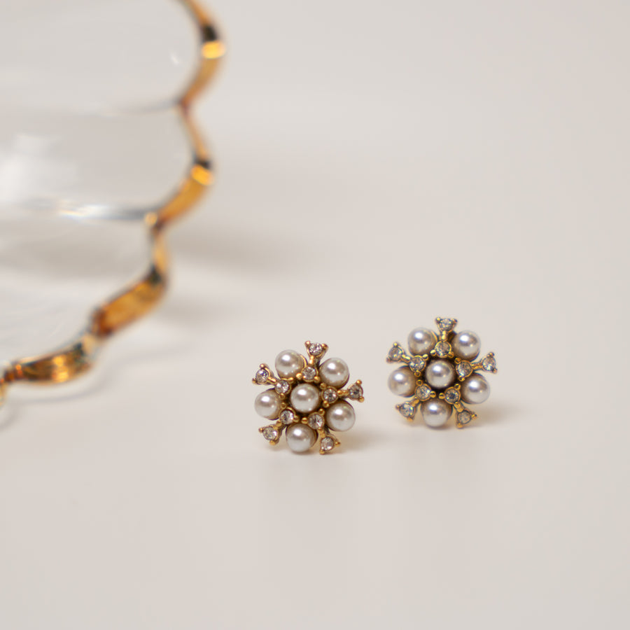 Ophira fülbevaló - 18K aranyozott, hipoallergén, vízálló nemesacél