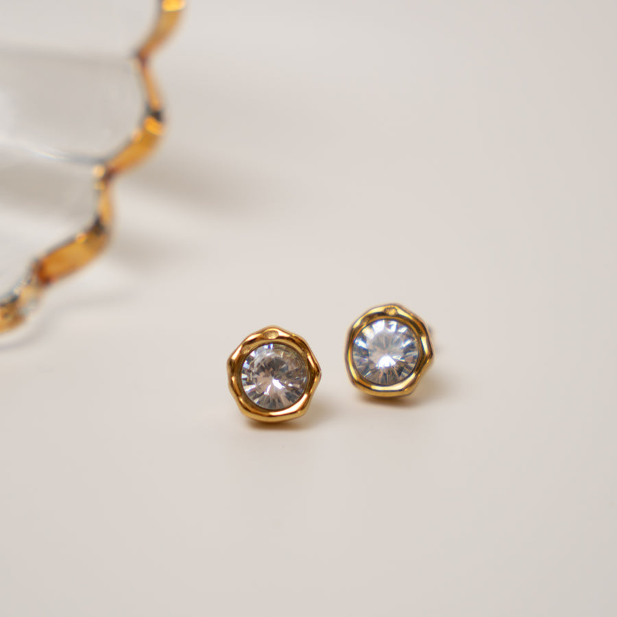 Calisse fülbevaló - 18K aranyozott, hipoallergén, vízálló nemesacél