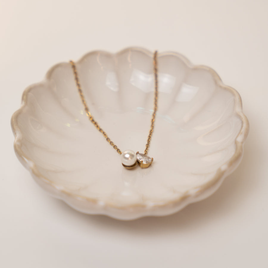 Elarie nyaklánc - 18K aranyozott, hipoallergén, vízálló nemesacél