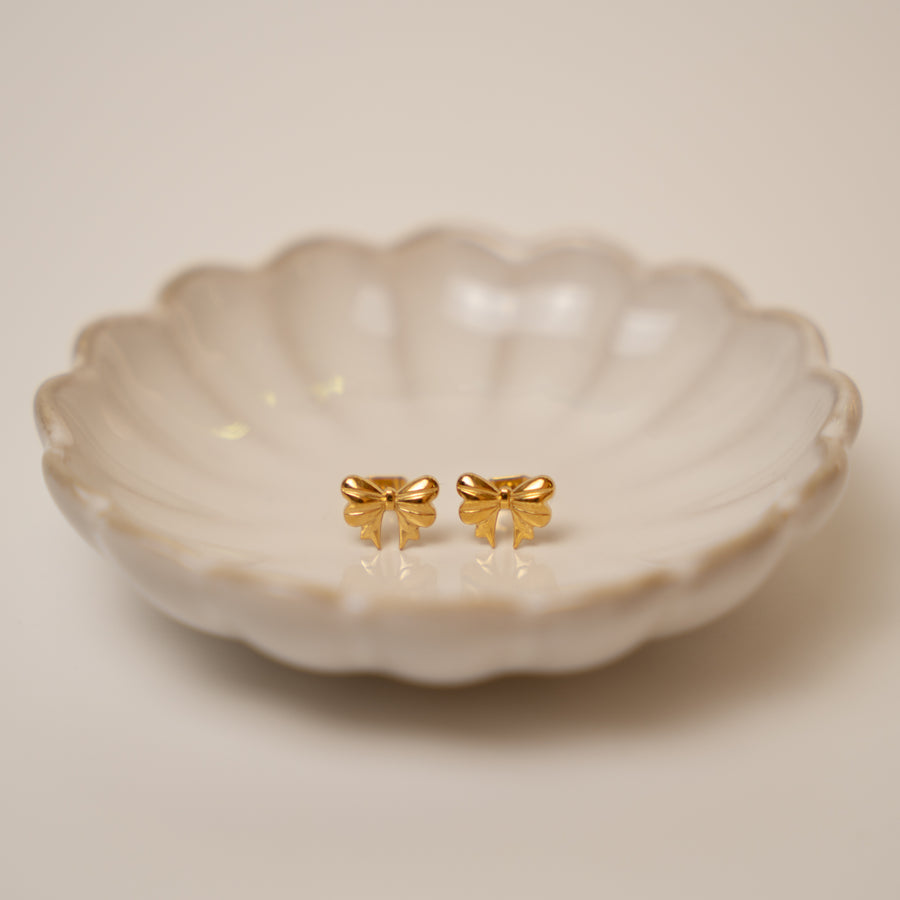 Velia fülbevaló -  - 18K aranyozott, hipoallergén, vízálló nemesacél