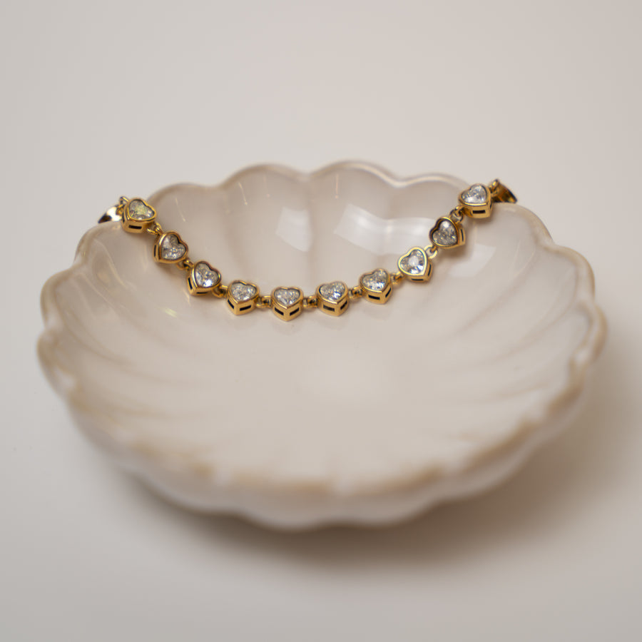 Alinéa karkötő - 18K aranyozott, hipoallergén, vízálló nemesacél