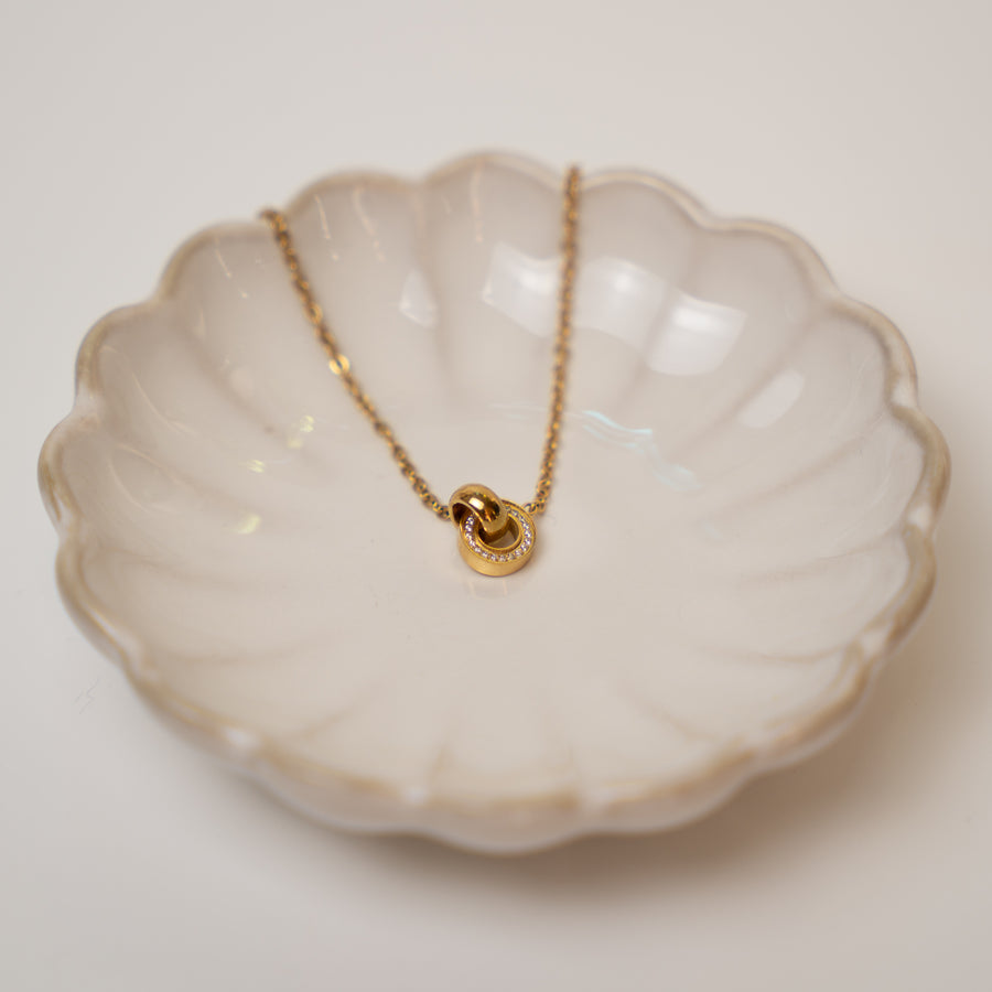 Nerida nyaklánc - 18K aranyozott, hipoallergén, vízálló nemesacél
