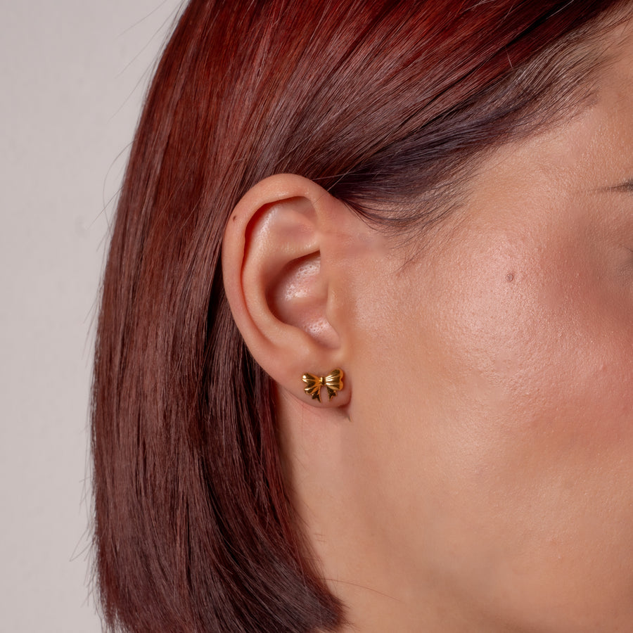 Velia fülbevaló -  - 18K aranyozott, hipoallergén, vízálló nemesacél