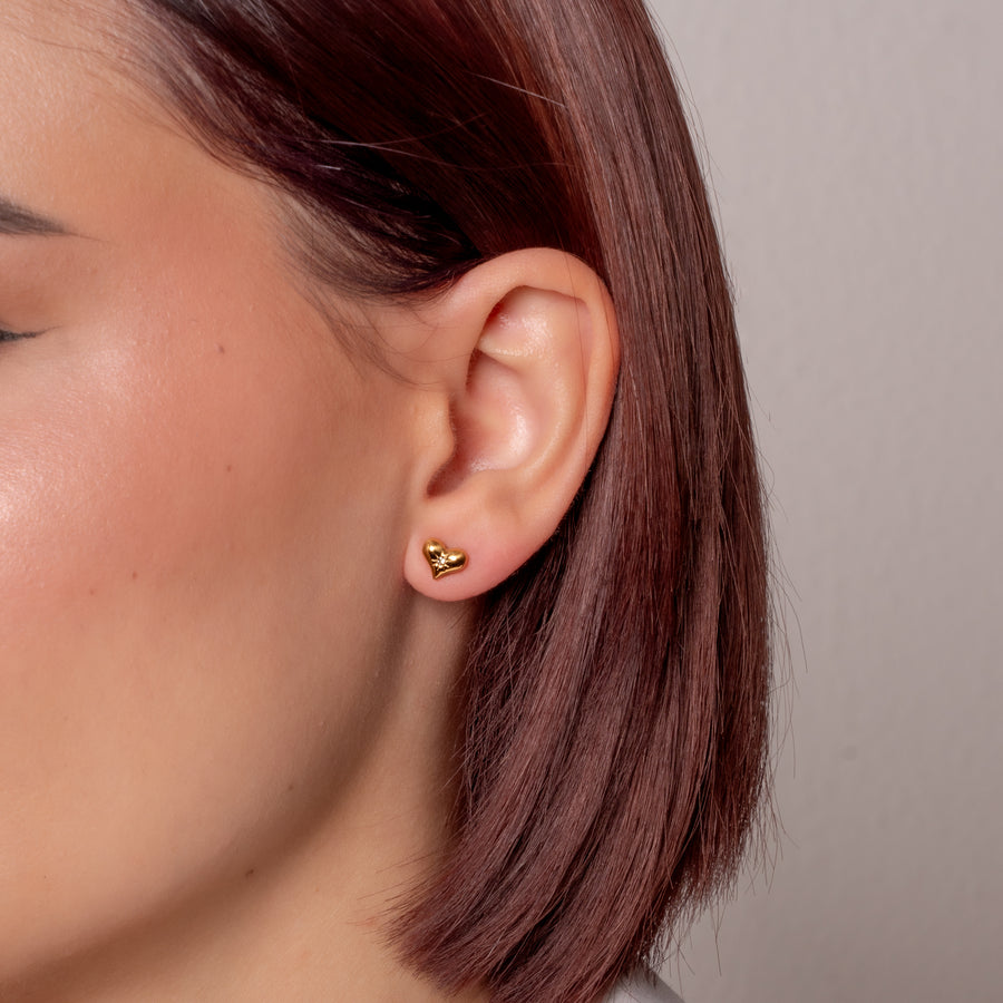 Seren fülbevaló - 18K aranyozott, hipoallergén, vízálló nemesacél