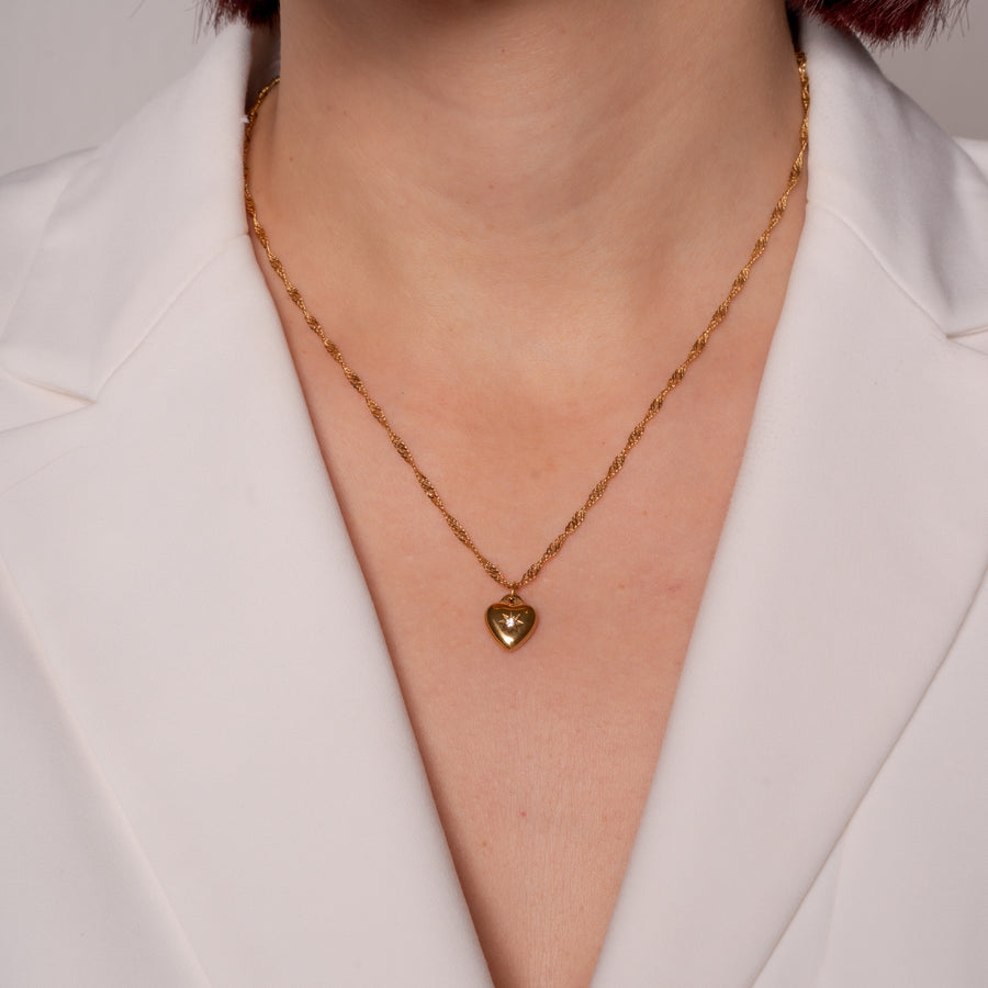 Seren nyaklánc - 18K aranyozott, hipoallergén, vízálló nemesacél