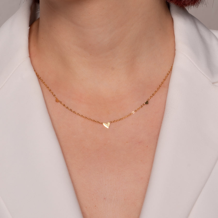 Jenny nyaklánc - 18K aranyozott, hipoallergén, vízálló nemesacél