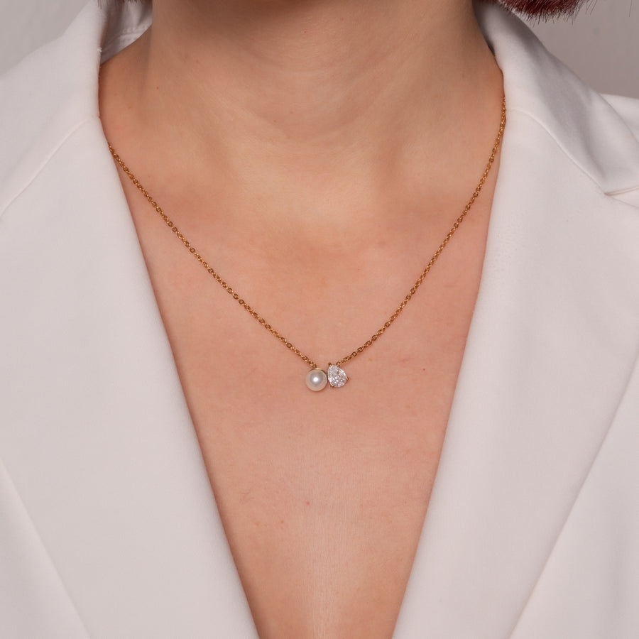 Elarie nyaklánc - 18K aranyozott, hipoallergén, vízálló nemesacél