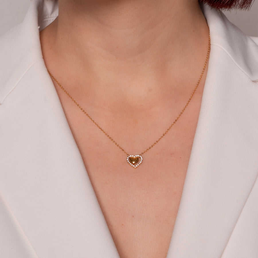 Kate nyaklánc - 18K aranyozott, hipoallergén, vízálló nemesacél