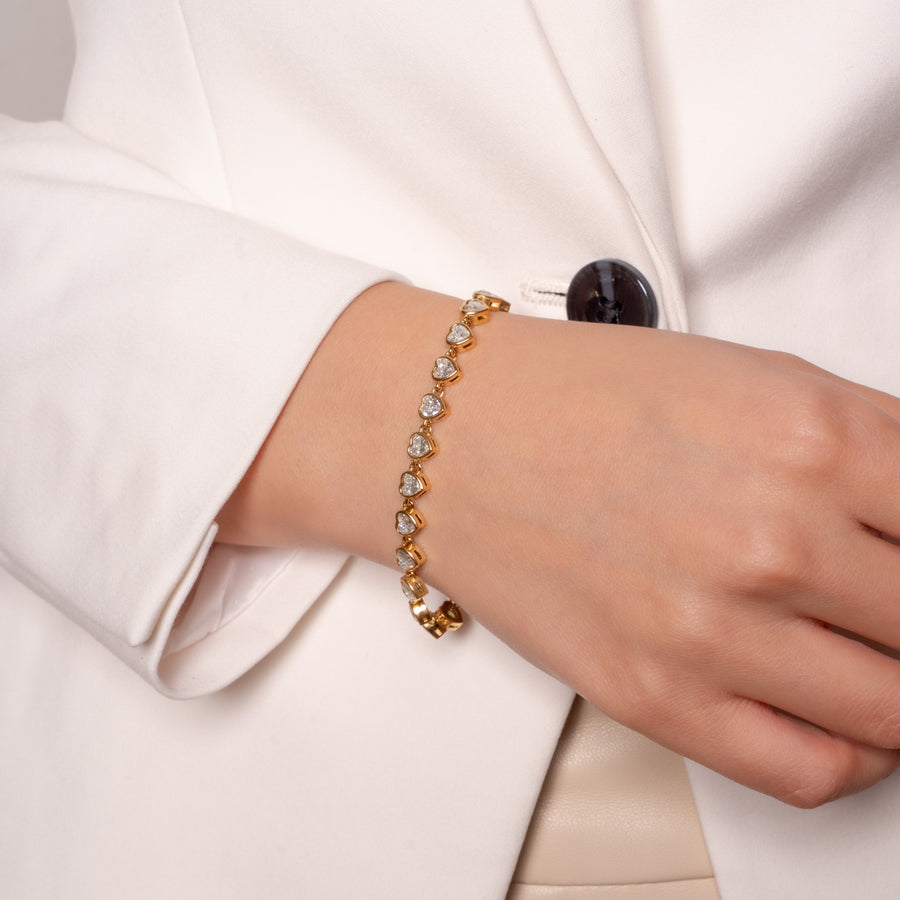 Alinéa karkötő - 18K aranyozott, hipoallergén, vízálló nemesacél