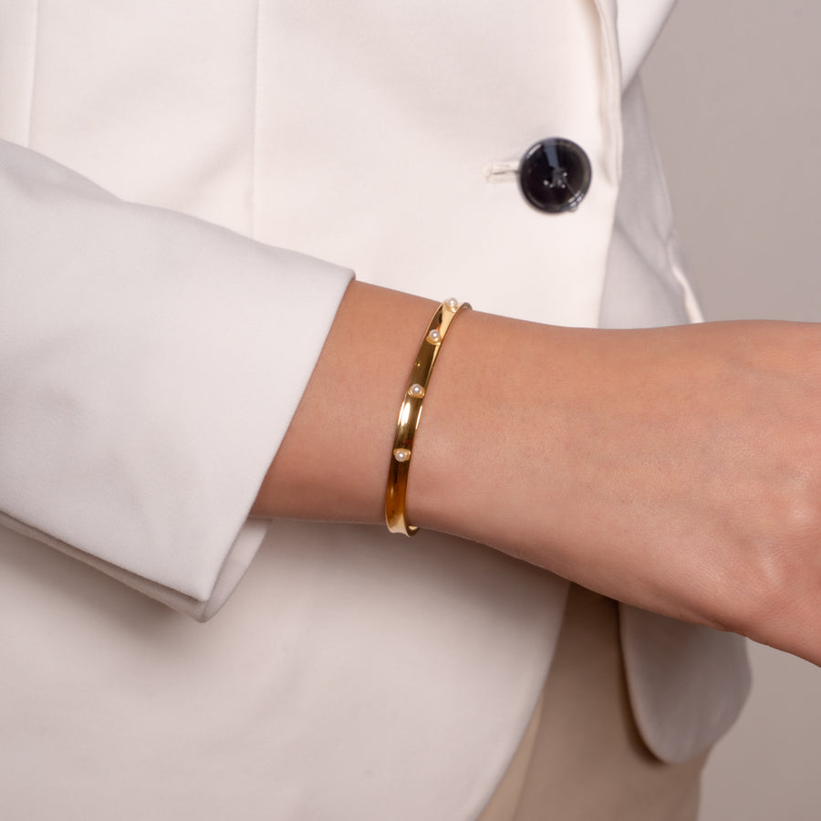 Margaux karkötő - 18K aranyozott, hipoallergén, vízálló nemesacél