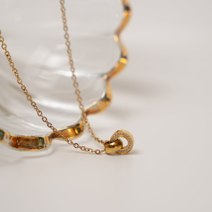 Nerida nyaklánc - 18K aranyozott, hipoallergén, vízálló nemesacél