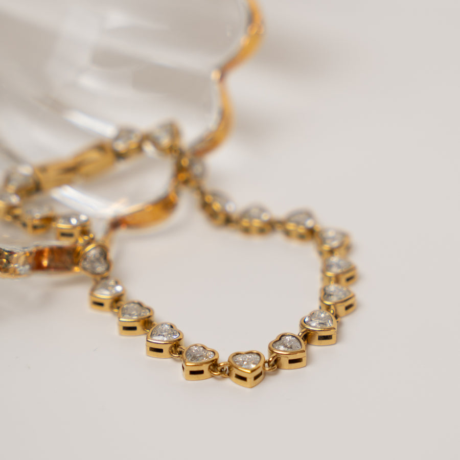 Alinéa karkötő - 18K aranyozott, hipoallergén, vízálló nemesacél